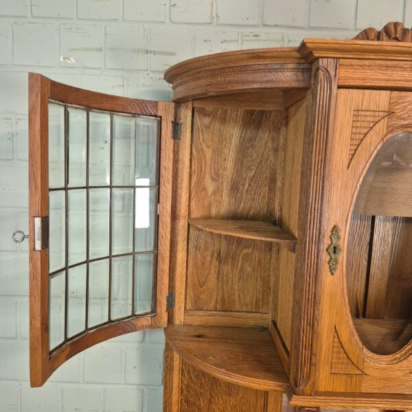 Kitchen Cabinet Jugendstil 1910 Oak - Image 13