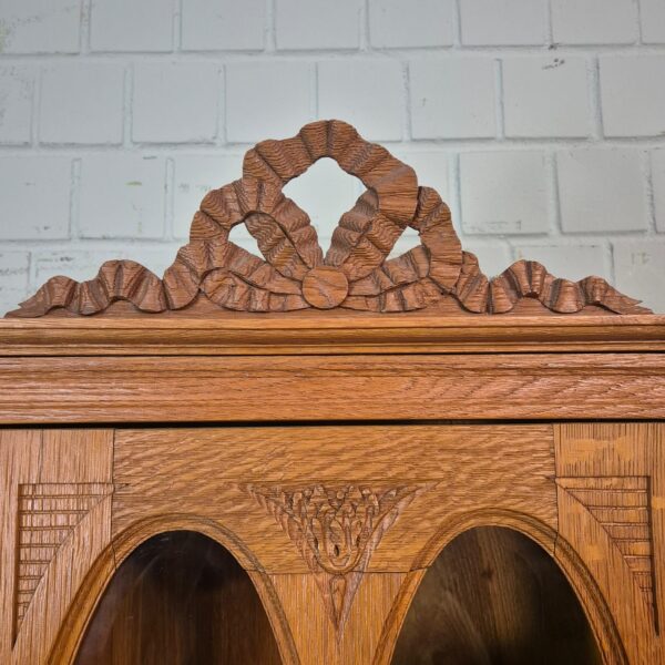 Kitchen Cabinet Jugendstil 1910 Oak - Image 7