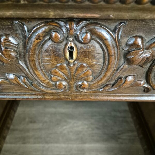 Desk Historicisme 1910 Walnut - Image 9