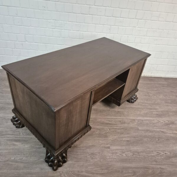 Desk Historicisme 1910 Walnut - Image 14
