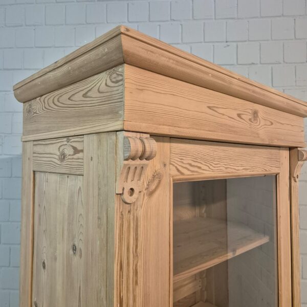 Display Case Gründerzeit 1880 Pine - Image 4