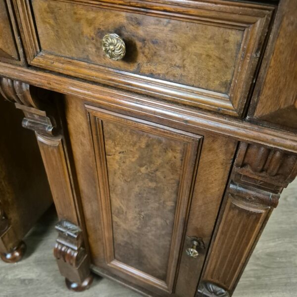 Bedside Tables Gründerzeit 1880 Walnut - Image 7