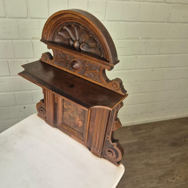 Bedside Tables Gründerzeit 1880 Walnut - Image 6