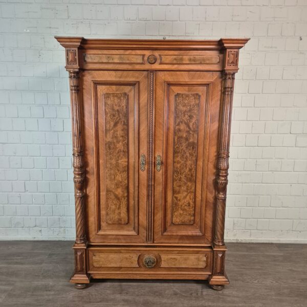 Wardrobe Gründerzeit 1880 Walnut - Image 2