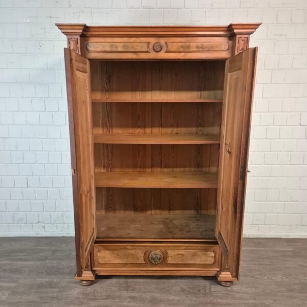 Wardrobe Gründerzeit 1880 Walnut - Image 9