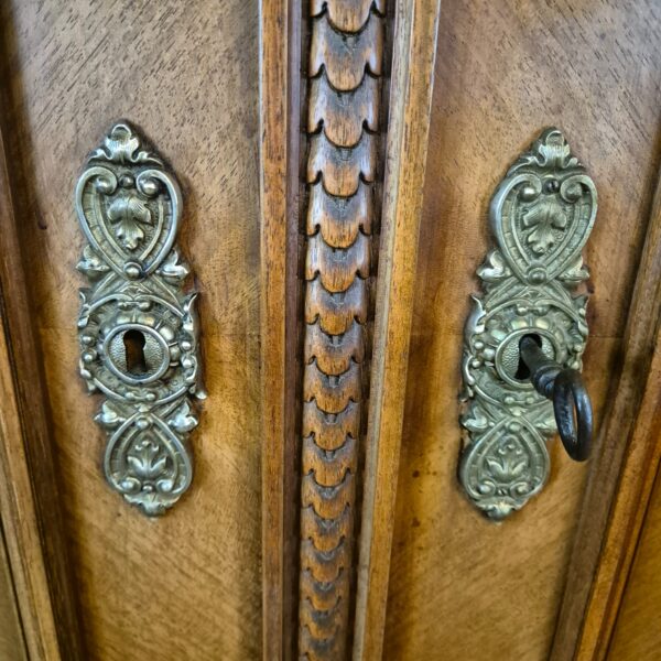 Wardrobe Gründerzeit 1880 Walnut - Image 7