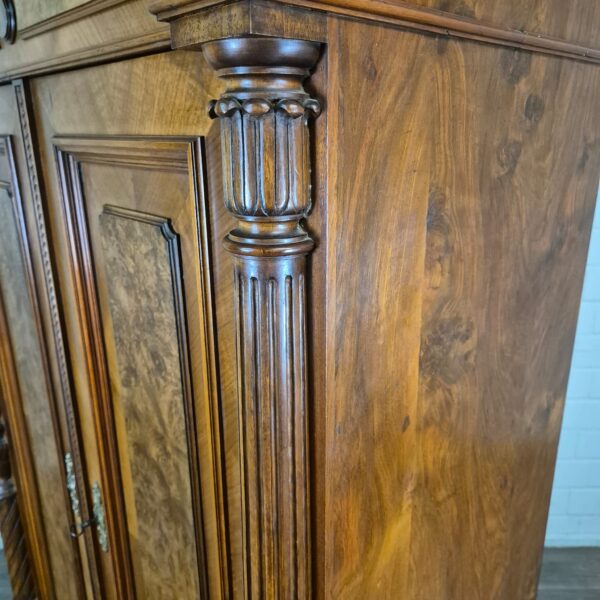 Wardrobe Gründerzeit 1880 Walnut - Image 5