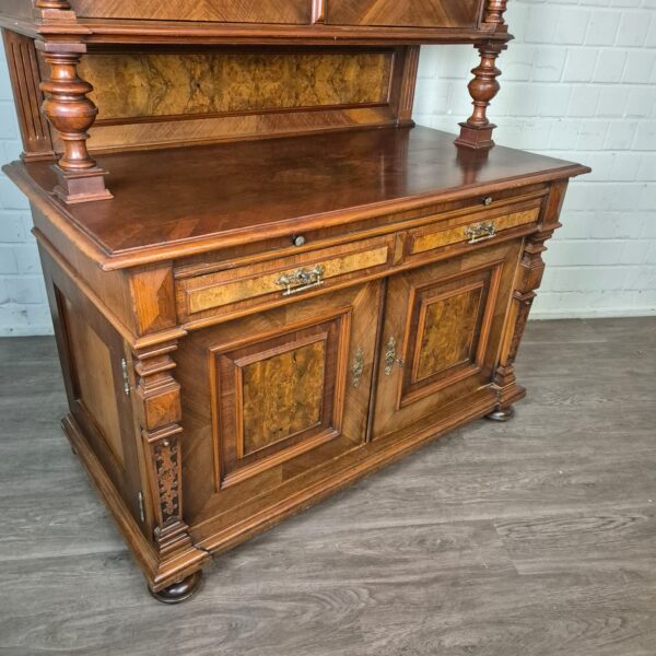 Cabinet Gründerzeit 1880 Walnut - Image 5