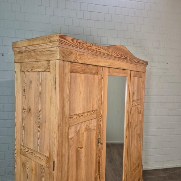 Wardrobe Jugendstil 1910 Pine - Image 4