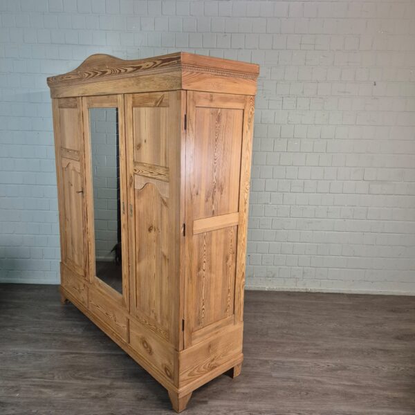 Wardrobe Jugendstil 1910 Pine - Image 3
