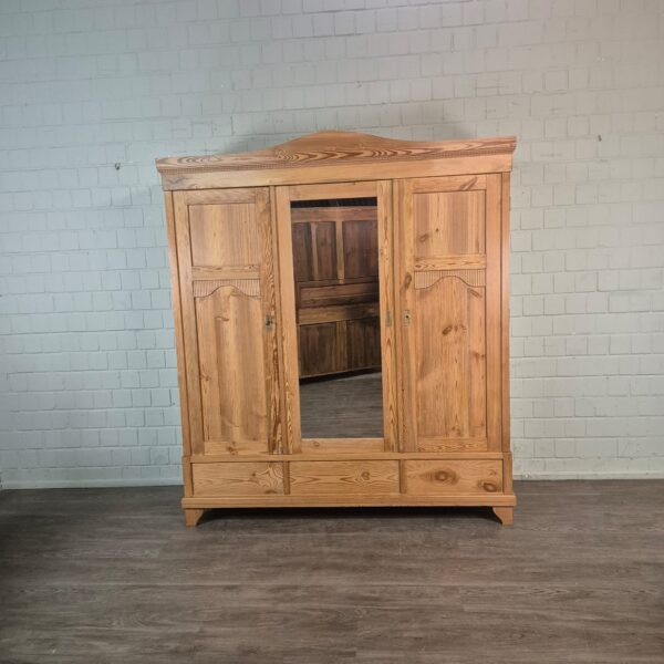 Wardrobe Jugendstil 1910 Pine - Image 2