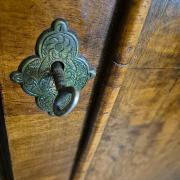 Wardrobe Biedermeier 1800 Walnut - Image 9