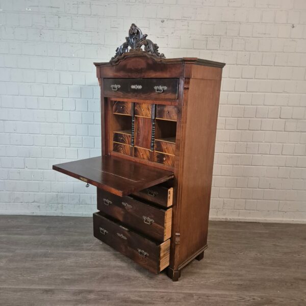 Secretary Louis Philippe 1860 Mahogany - Image 4