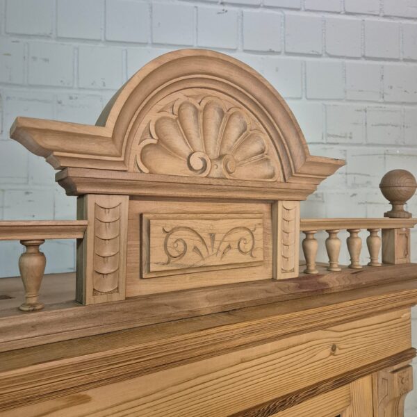 Display Case Jugendstil 1900 Pine - Image 5