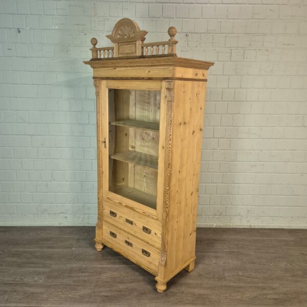 Display Case Jugendstil 1900 Pine - Image 3
