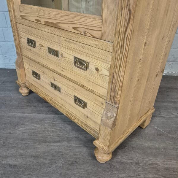 Display Case Jugendstil 1900 Pine - Image 8