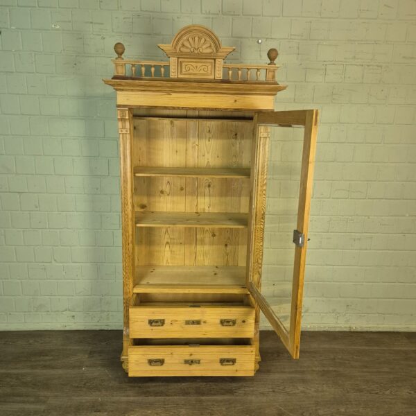 Display Case Jugendstil 1900 Pine - Image 10