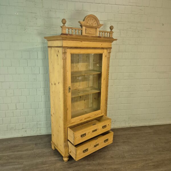 Display Case Jugendstil 1900 Pine - Image 13