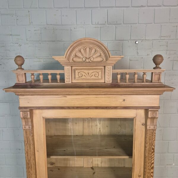 Display Case Jugendstil 1900 Pine - Image 4