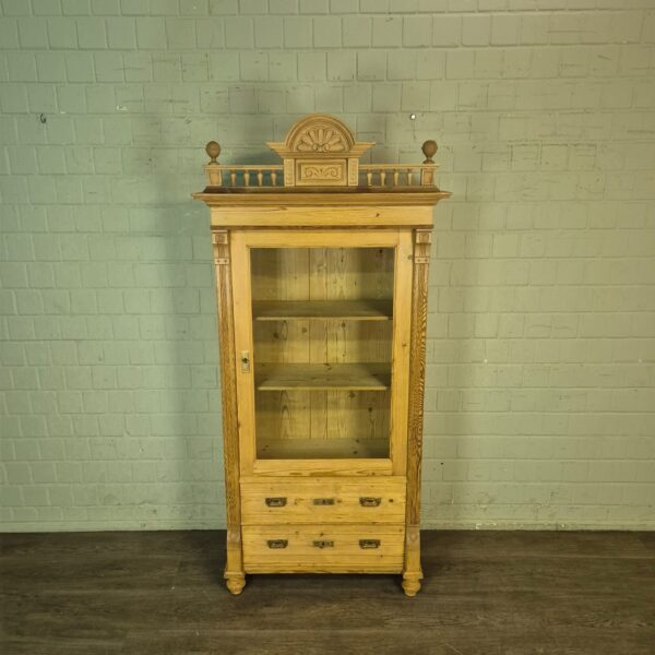 Display Case Jugendstil 1900 Pine - Image 2