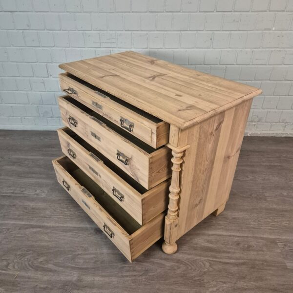 Chest of Drawers Gründerzeit 1880 Pine - Image 6