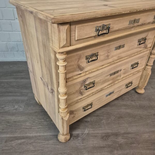 Chest of Drawers Gründerzeit 1880 Pine - Image 4