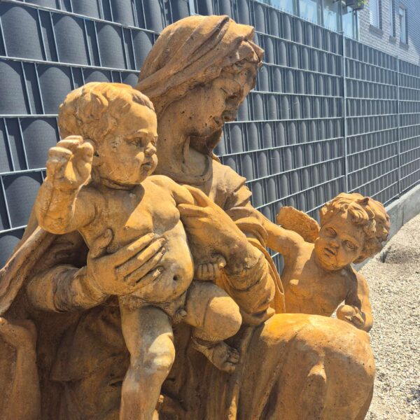 Statue Madonna and Child Stone 1.75 m - Image 8