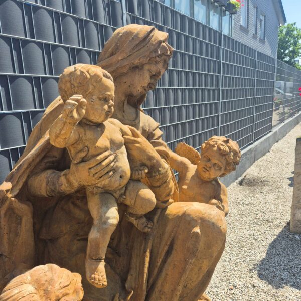 Statue Madonna and Child Stone 1.75 m - Image 7