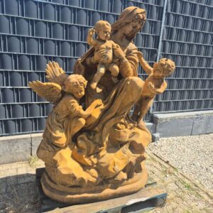 Statue Madonna and Child Stone 1.75 m