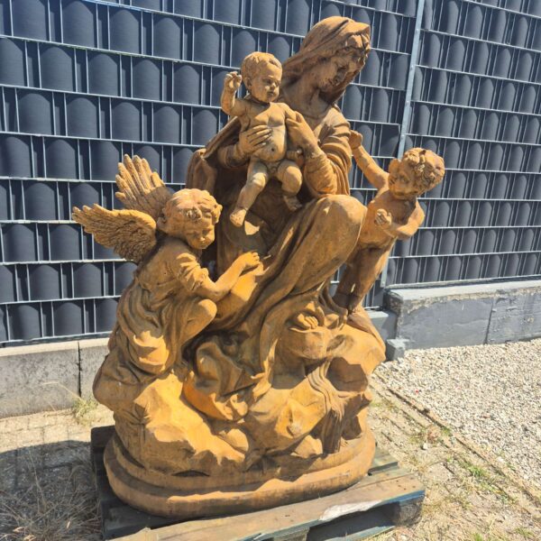 Statue Madonna and Child Stone 1.75 m