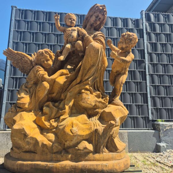 Statue Madonna and Child Stone 1.75 m - Image 2