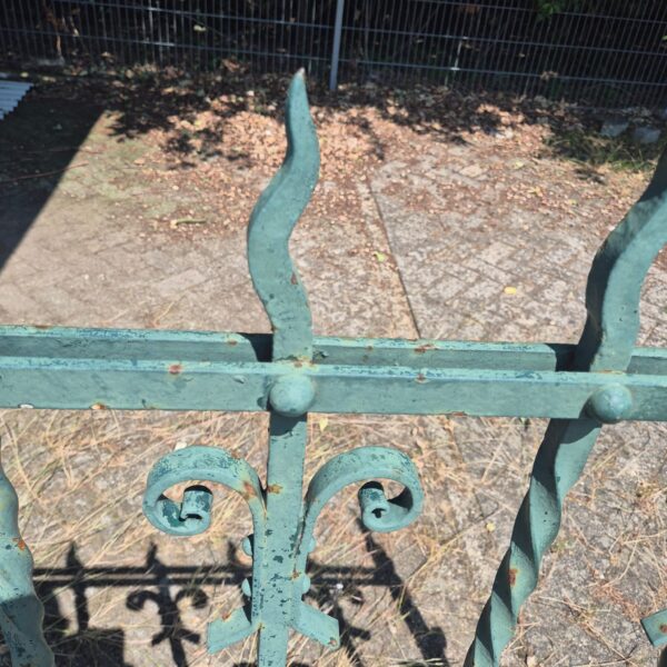 Fencing Gründerzeit 1880 Wrought iron 2,03 m - Image 4