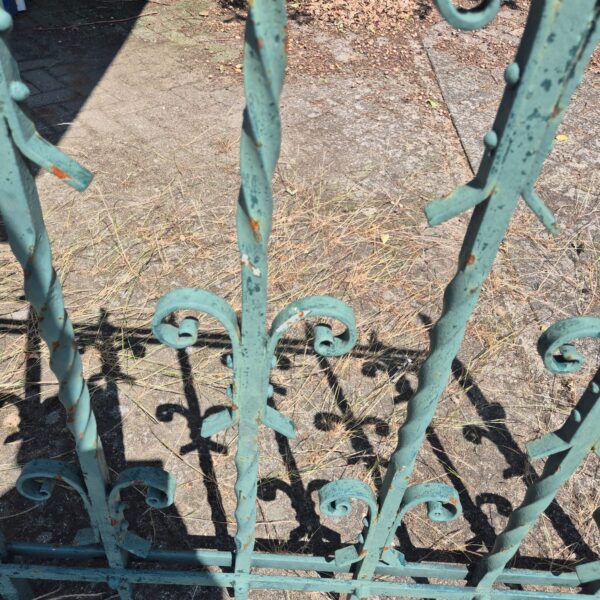 Fencing Gründerzeit 1880 Wrought iron 2,03 m - Image 8