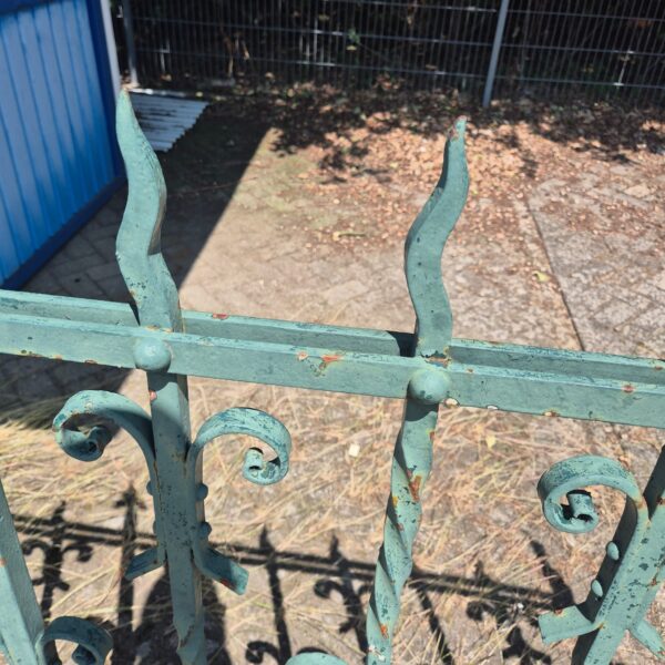 Fencing Gründerzeit 1880 Wrought iron 2,03 m - Image 5