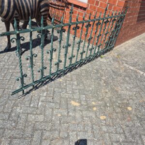 Garden Fence Gründerzeit 1880 Wrought Iron 3.00 m