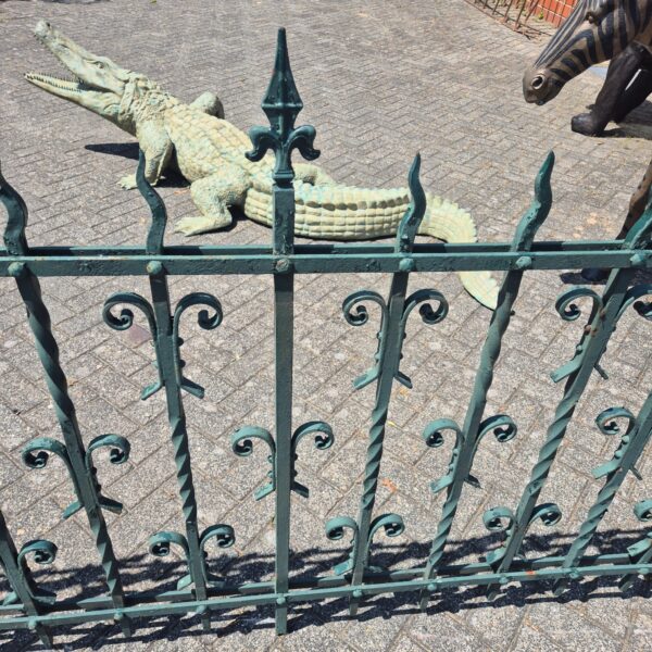 Garden Fence Gründerzeit 1880 Wrought Iron 3.50 m - Image 5