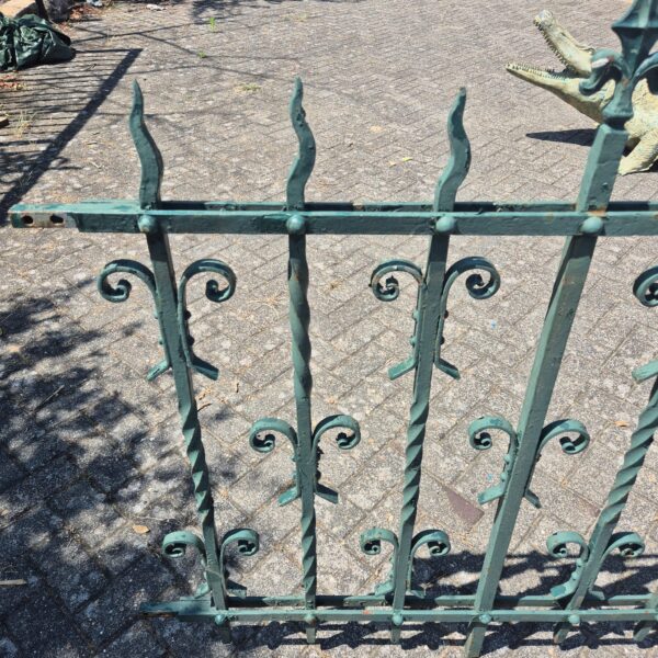 Garden Fence Gründerzeit 1880 Wrought Iron 3.50 m - Image 2