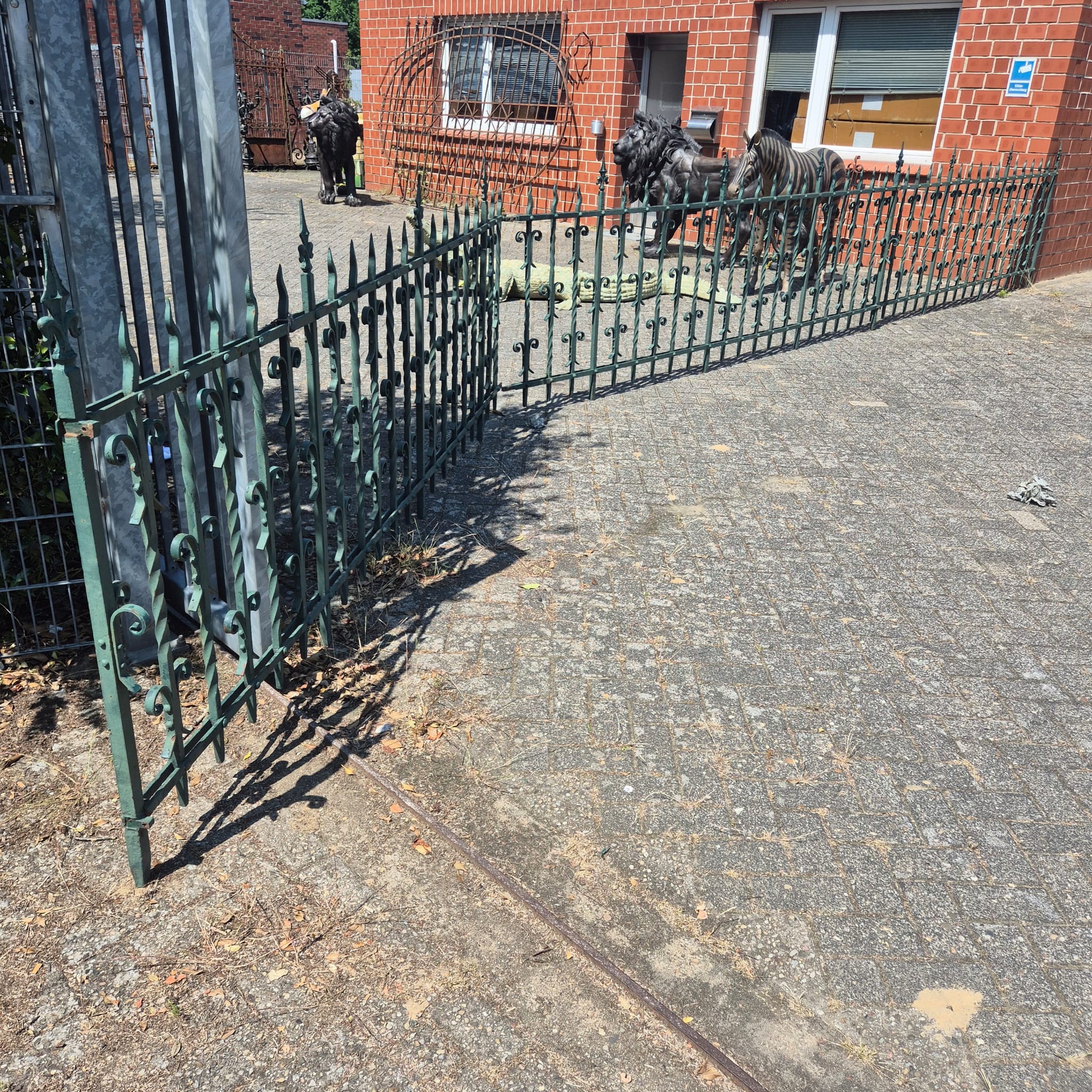 Fencing Garden Fence Gründerzeit 1880 Wrought Iron 21.00 m - Image 4