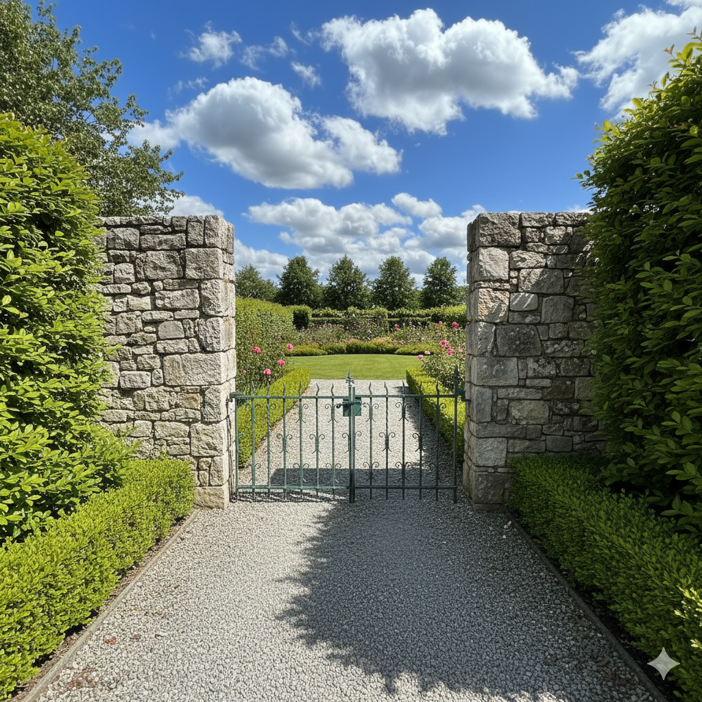 Garden Gate Gründerzeit 1880 Wrought Iron 2.00 m - Image 2