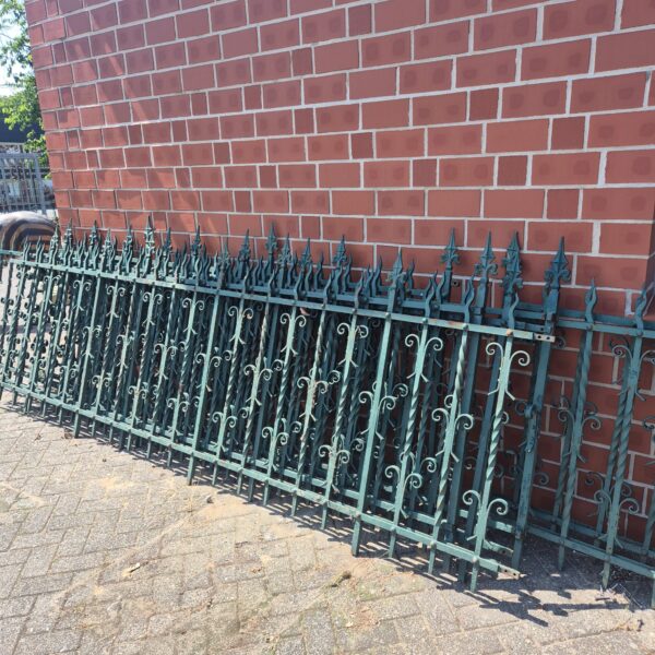 Fencing Garden Fence Gründerzeit 1880 Wrought Iron 21.00 m - Image 12