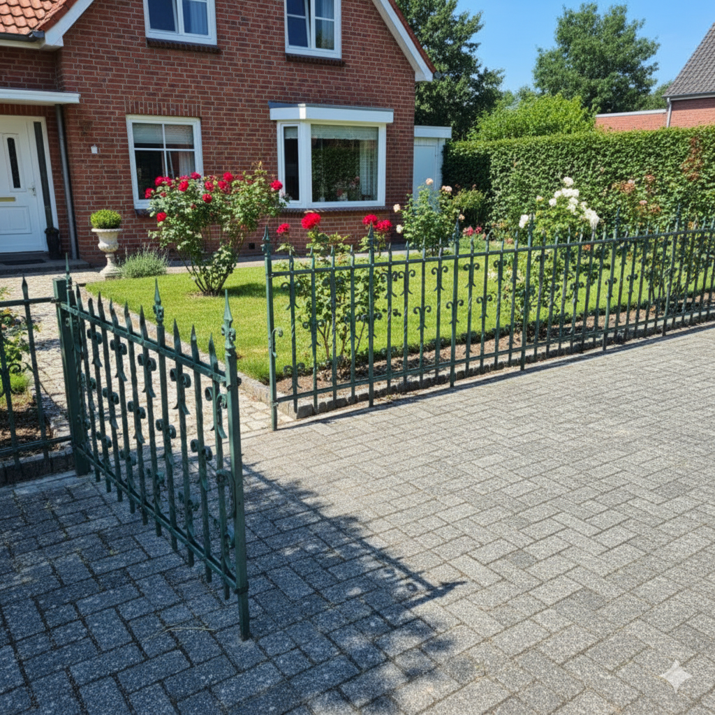 Fencing Garden Fence Gründerzeit 1880 Wrought Iron 21.00 m - Image 3