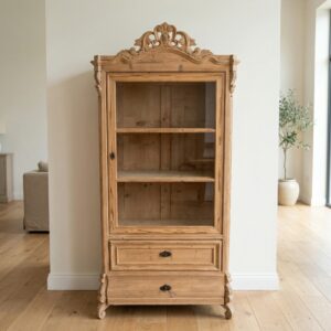 Display Case Louis Philippe 1860 Pine