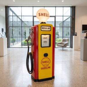 Wayne 50s Shell Petrol Pump