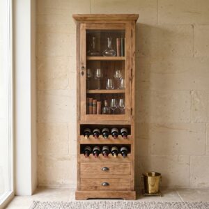 Wine Cabinet Teak 0,67 m
