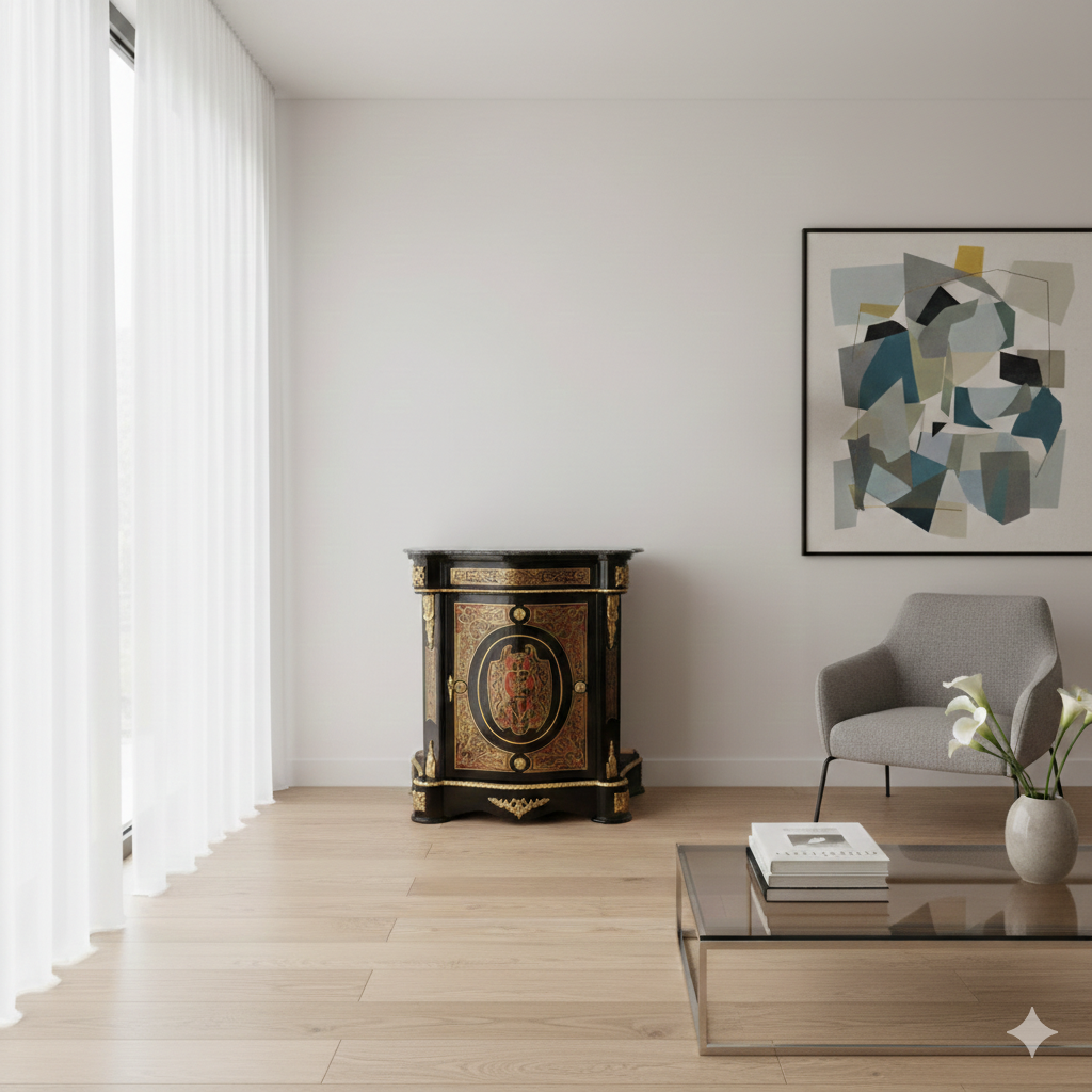 Dresser brass copper Baroque Style 1,03 m - Image 2