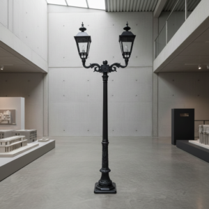 Lantern Garden Light Aluminium Grey 2.70 m