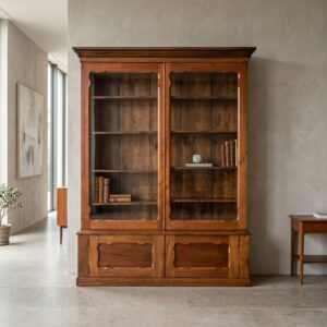 Bookcase Louis Philippe 1880 Mahogany