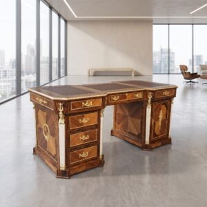 Desk Walnut Baroque Style 1,85 m
