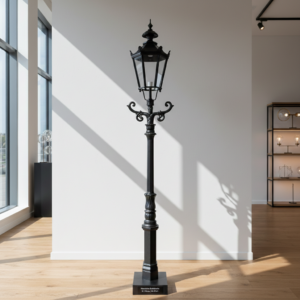 Lantern Garden Light Aluminium Black 2.40 m