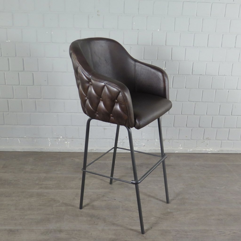 Leather bar stools